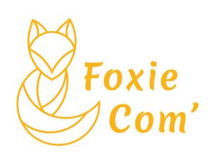 Logo Foxie Com - jaune