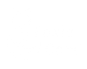 Logo Foxie Com' blanc