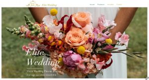 Elite wedding - site web créé par Foxie Com'