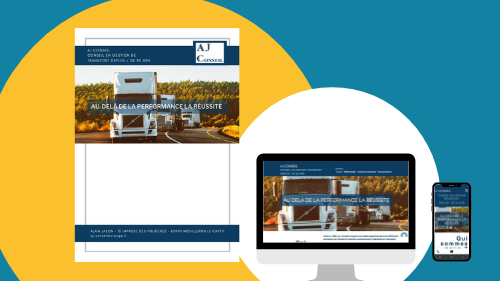 Realisation papeterie entreprise_AJConseil_Foxie Com