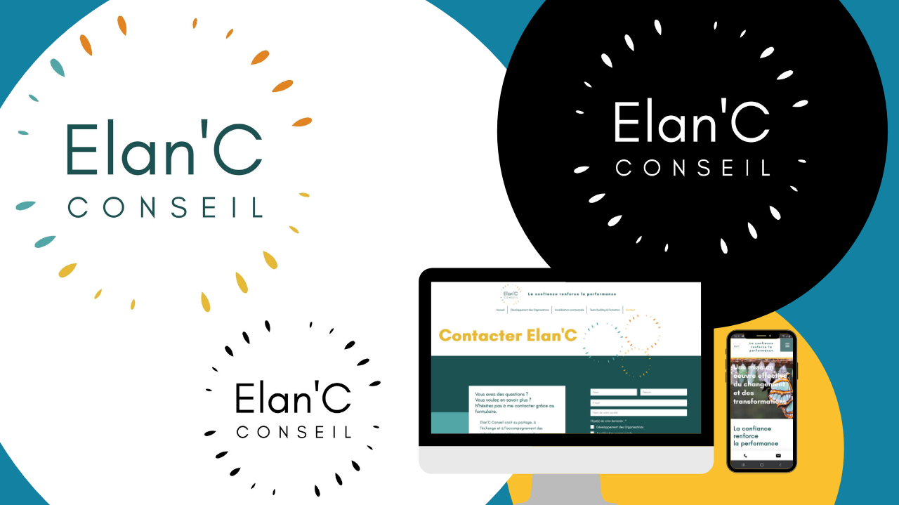 Realisation logo_Elan C conseil_delinaison_Foxie Com 2