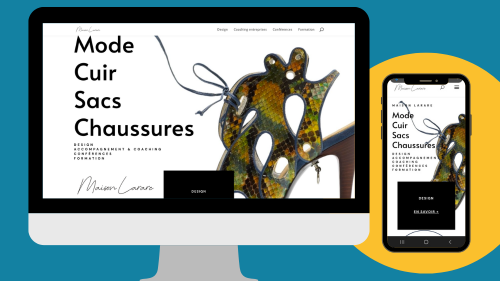 Création du site web de Maison Larare par Foxie Com'